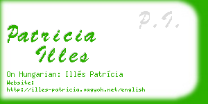patricia illes business card